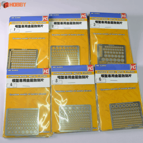 HD Model Gundam Upgrade Photo-Etch Parts 6 Type