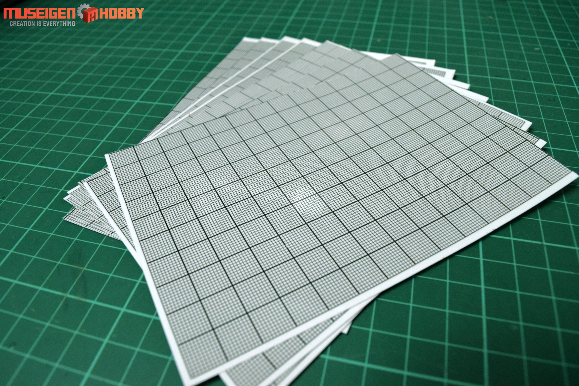 HD Model SelfAdhesive Graph Paper (Clear) 8sheet