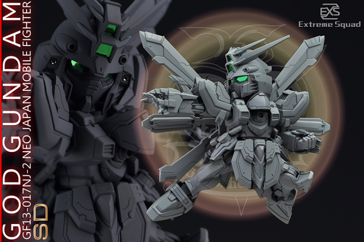 Extreme Squad SD God Gundam ver.EXS Full Resin Kit