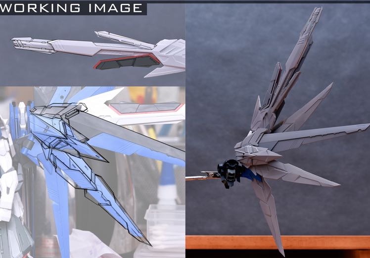 Infinite Dimension 1100 Freedom Gundam Conversion Kit 60