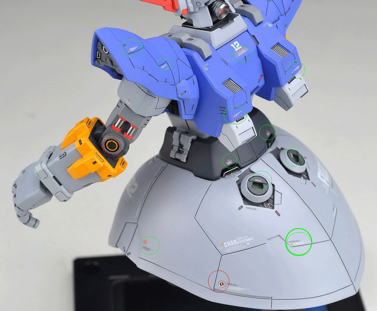Steel Spirit AW-001 Warning Water Sliced Decal (White)