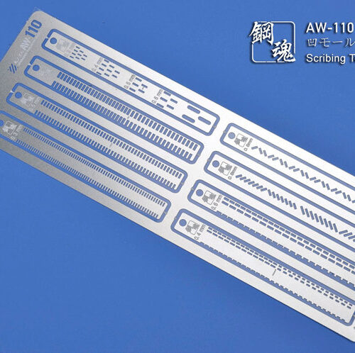 Steel Spirit AW-110 Scribing Stencil Detail Template Set