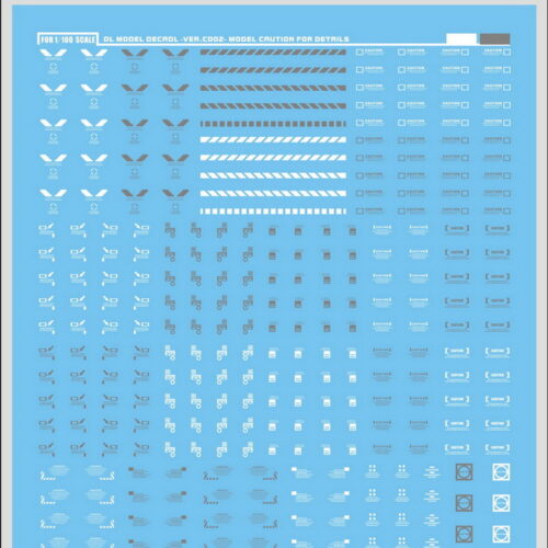 DL Model Water-Sliced Decals C002 (White:Grey)