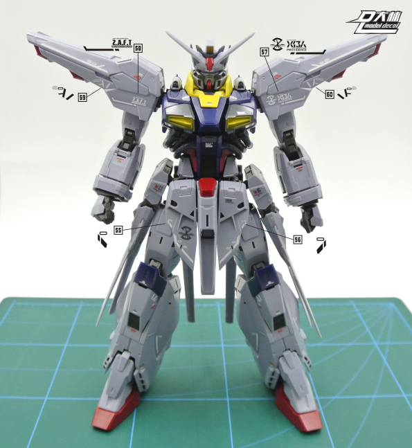 DL Model Water-Sliced Decals S12 Providence Gundam