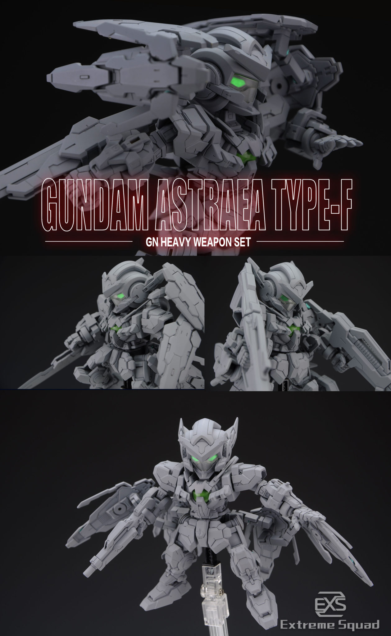 Extreme Squad SD Gundam Astraea Type-F Full Resin Kit