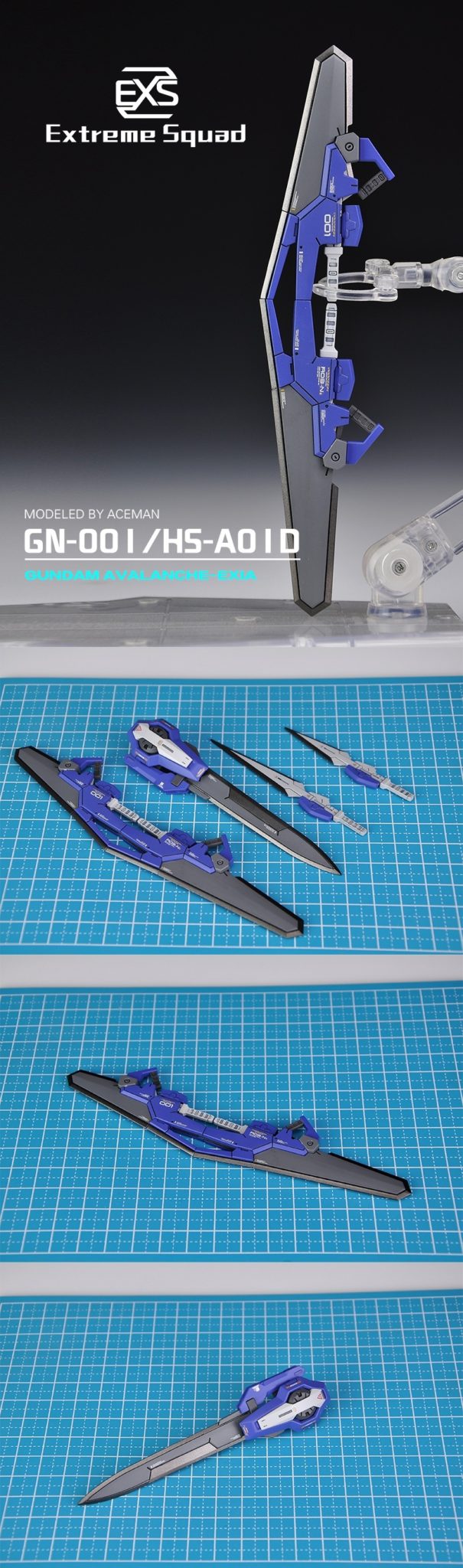 Extreme Squad SD Gundam Avalanche Exia Full Resin Kit