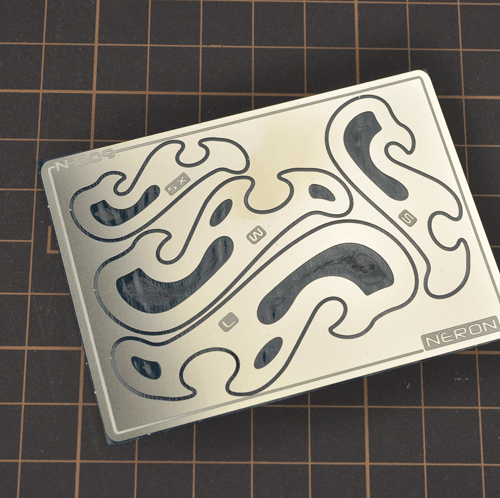 Neron Curve Stencil : Curve Ruler 009