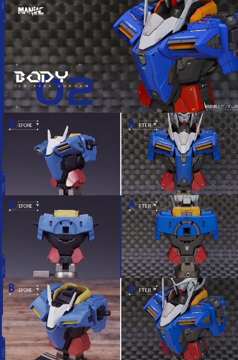 Maniac Studio 1:60 00 Gundam Conversion Kit