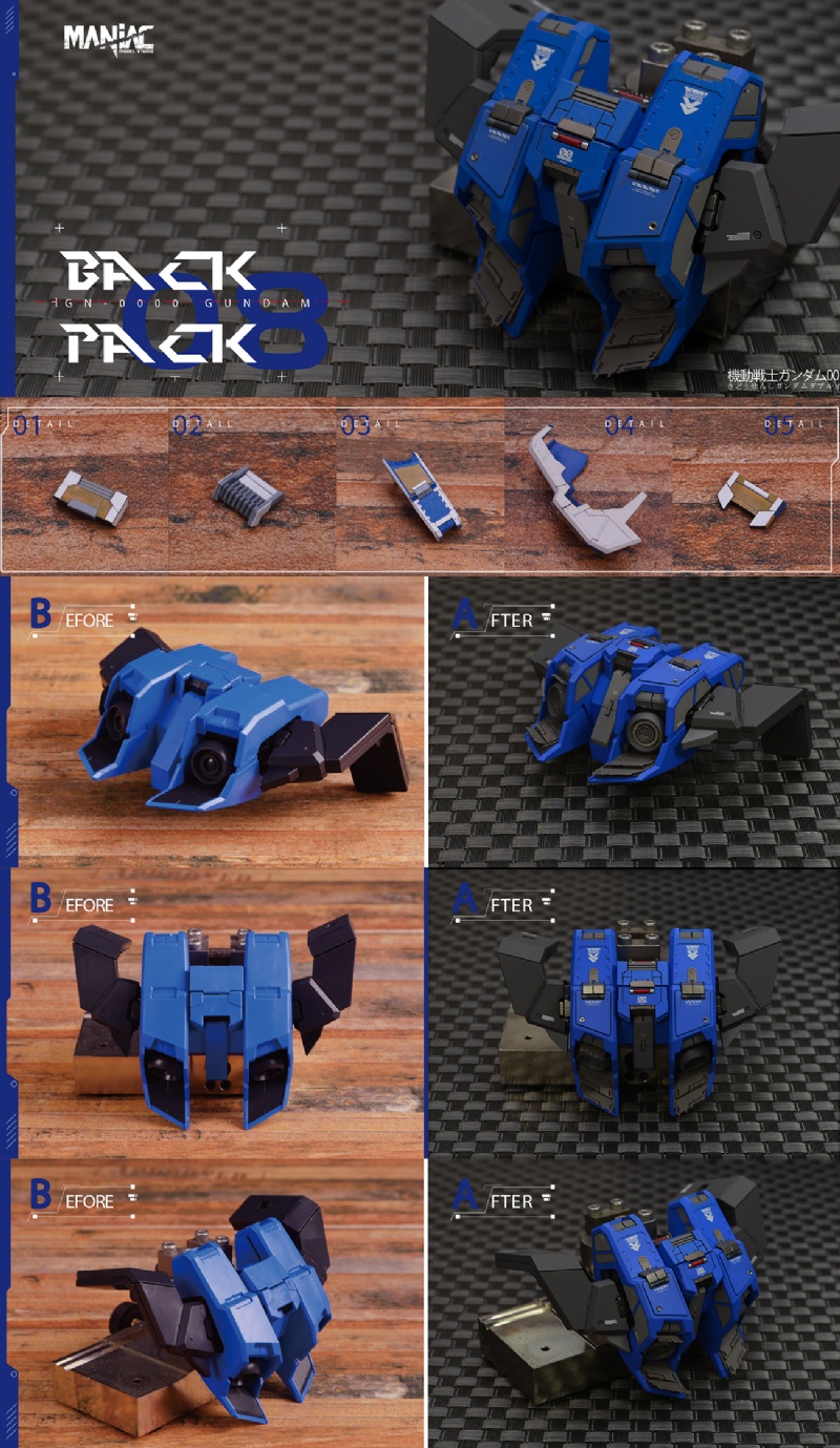 Maniac Studio 1:60 00 Gundam Conversion Kit