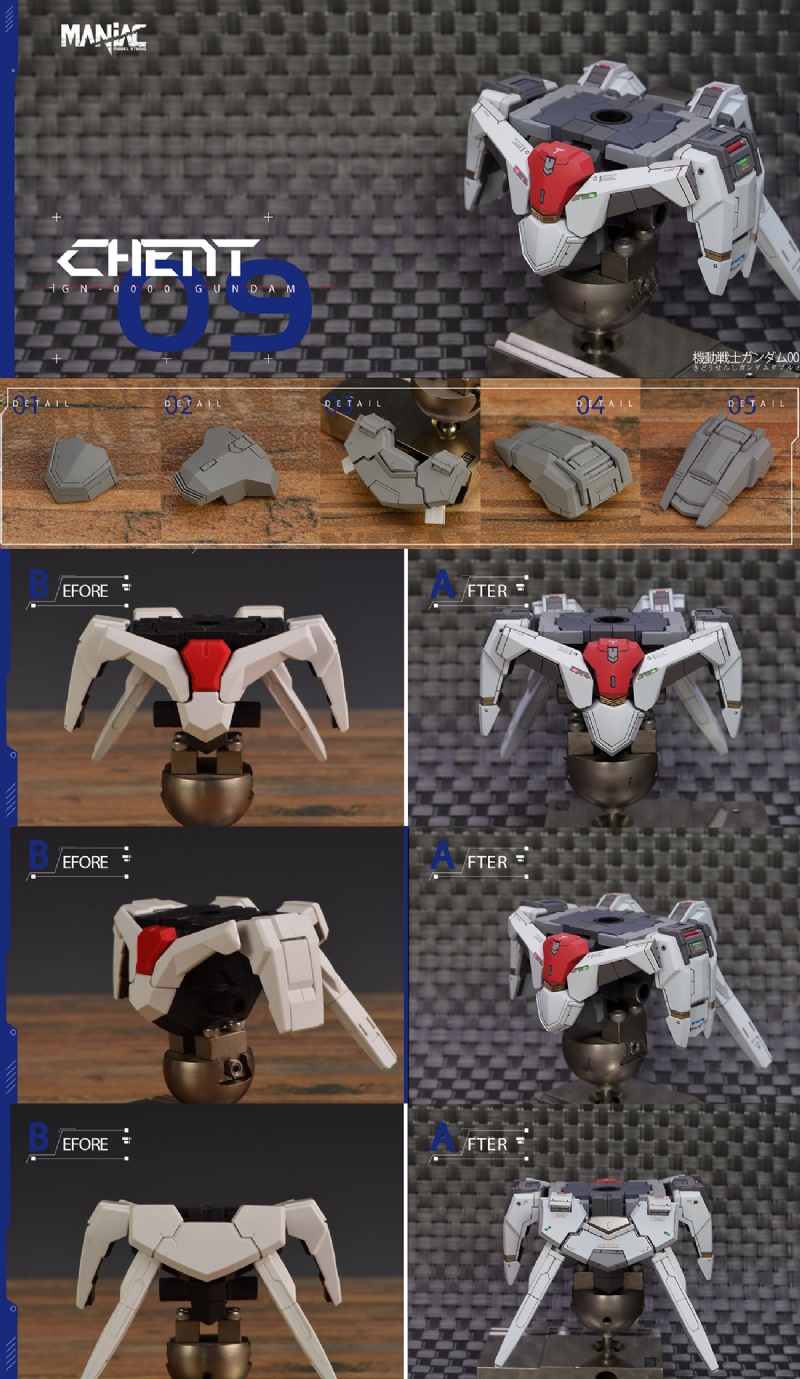 Maniac Studio 1:60 00 Gundam Conversion Kit
