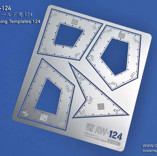 Steel Spirit AW-124 Photo-Etch Angle Ruler_