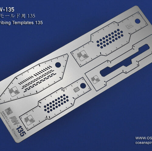 SteelSpirit AW-135 Scribing Stencil Template Set
