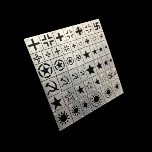 Alexen Model AJ0024 Symbols of WW2 Airbrush Template
