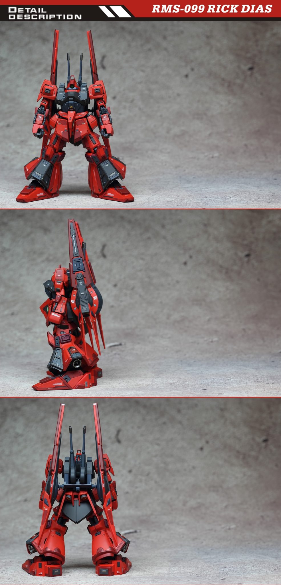 Recast 1/100 Rick-Dias ver. Industriac Gear Conversion Kit