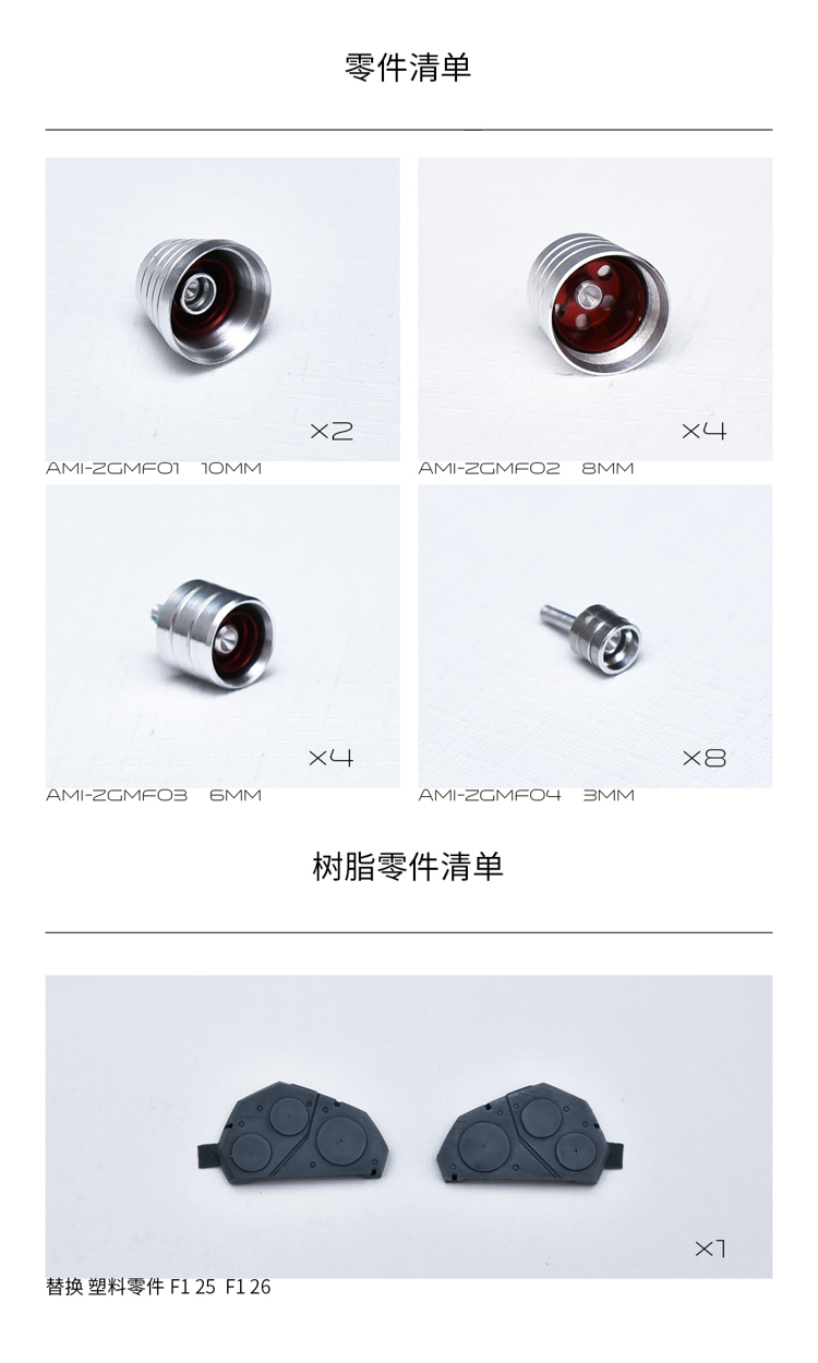 AnchoreT 1/100 Providence Gundam Metal Parts Set