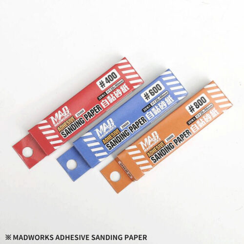 Madworks Self-Adhesive Sandpaper 20pcs (6 Variable Grit Size)