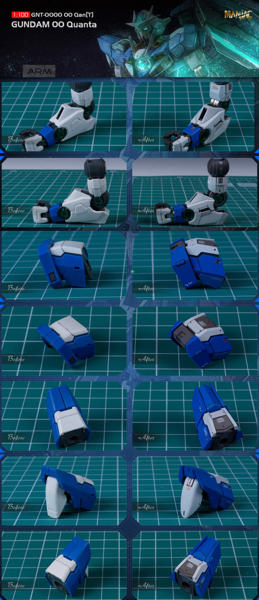 Maniac Studio 1/100 Gundam 00 Qan [T] Conversion Kit