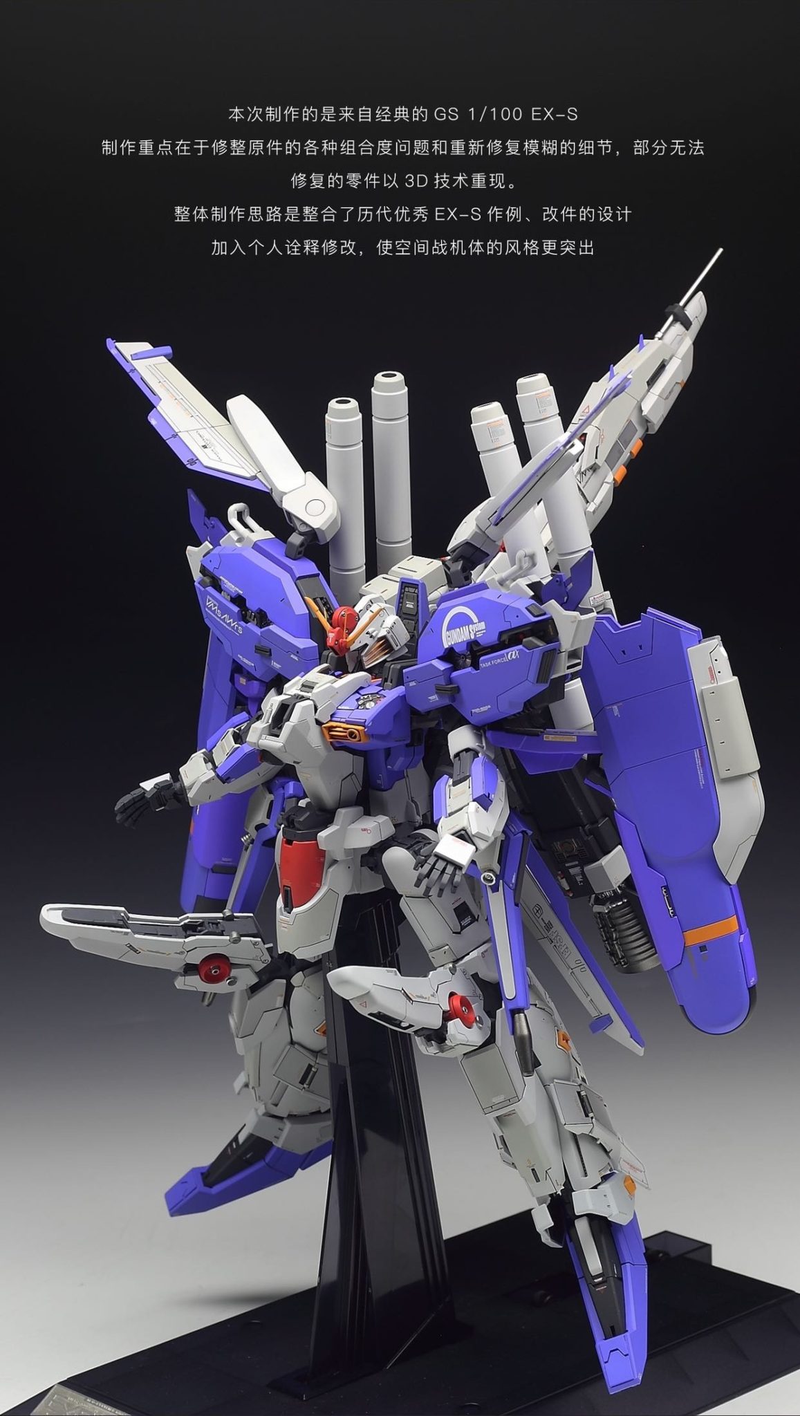 1/144 HG MSA-0011 EXT Ex-S Gundam Model Kit Water Decal 