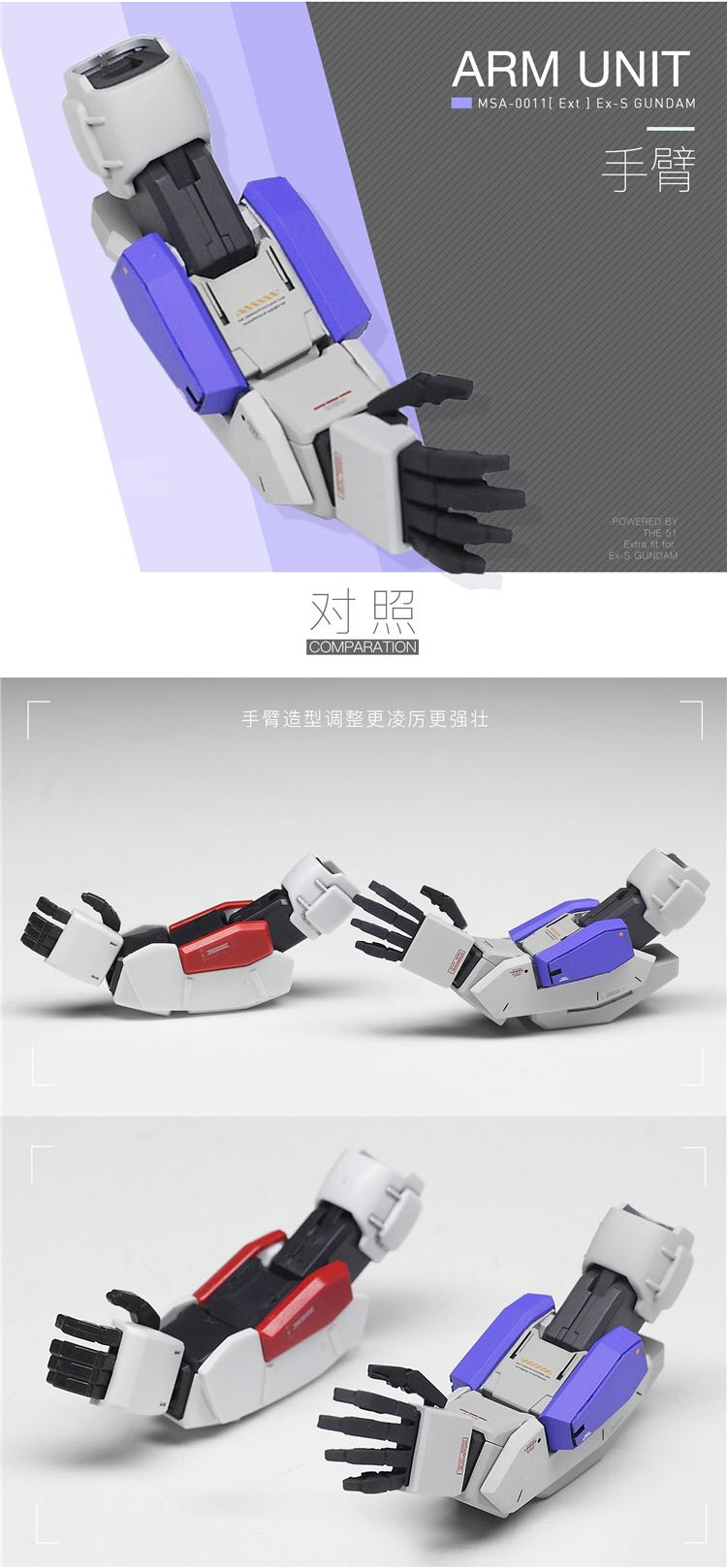 The51 1:100 MSA-0011[Ext] EX-S Gundam Conversion Kit