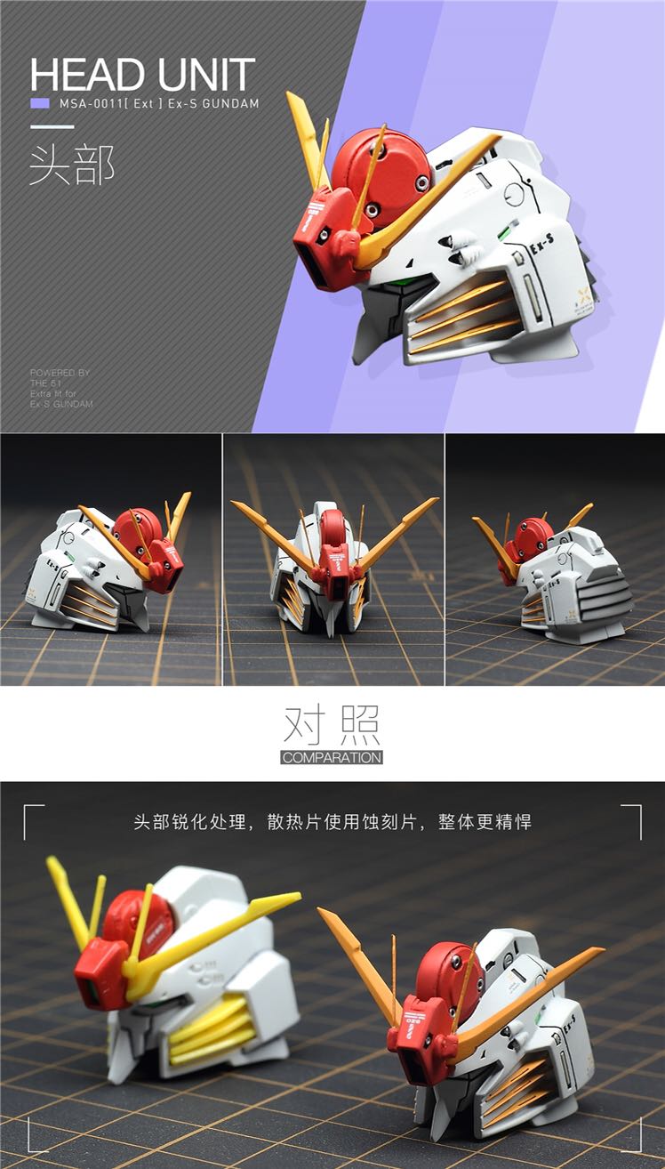 The51 1:100 MSA-0011[Ext] EX-S Gundam Conversion Kit