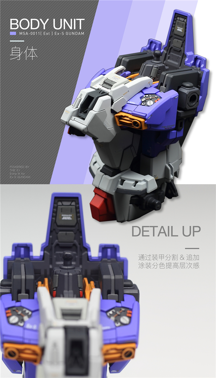 The51 1:100 MSA-0011[Ext] EX-S Gundam Conversion Kit
