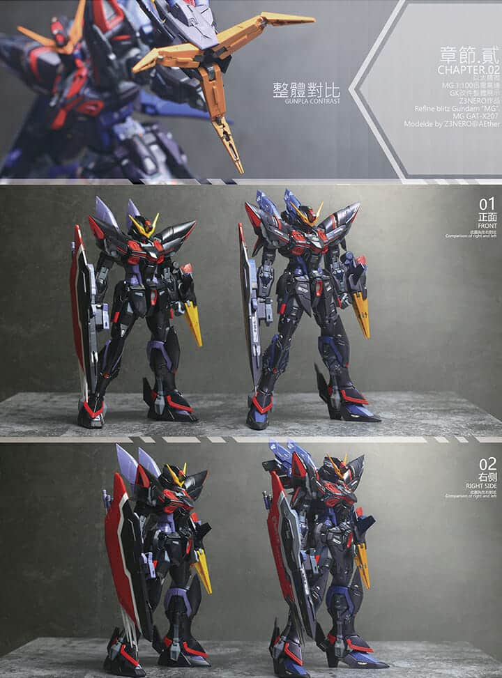 AEther 1100 Blitz Gundam Conversion Kit 20