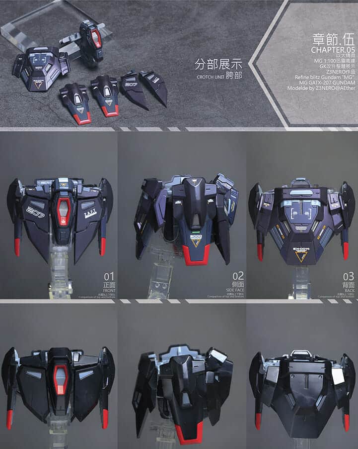 AEther 1100 Blitz Gundam Conversion Kit 24