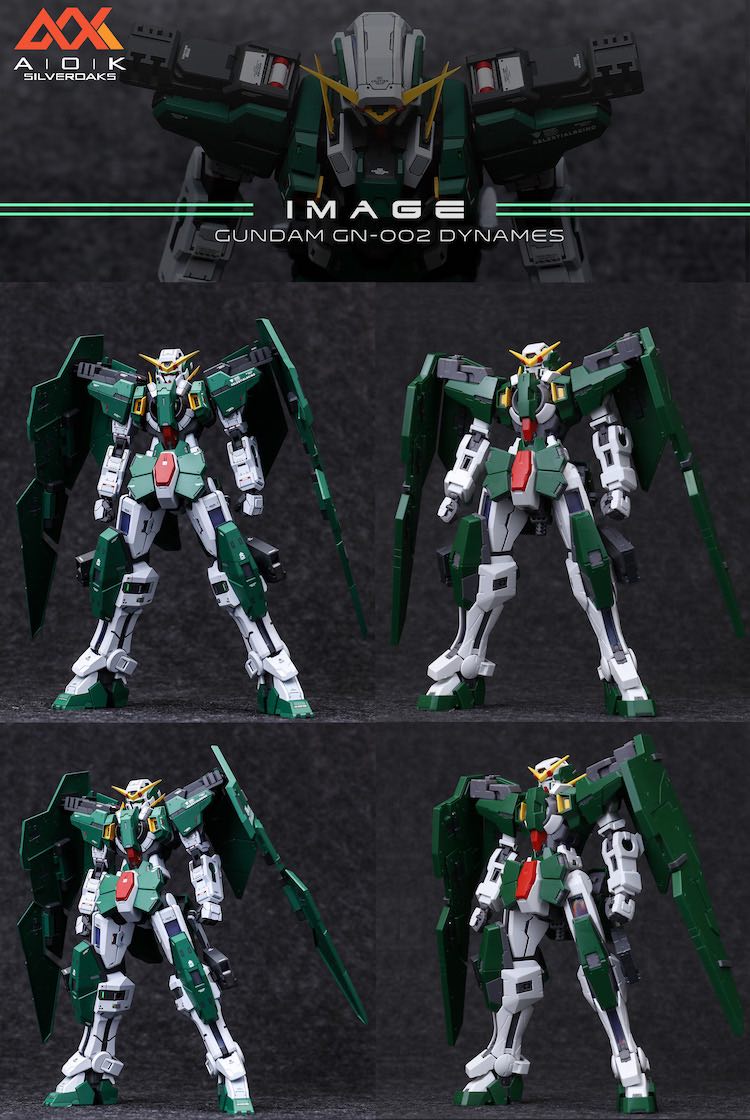 Silveroaks 1100 GN 002 Gundam Dynames Conversion Kit 41