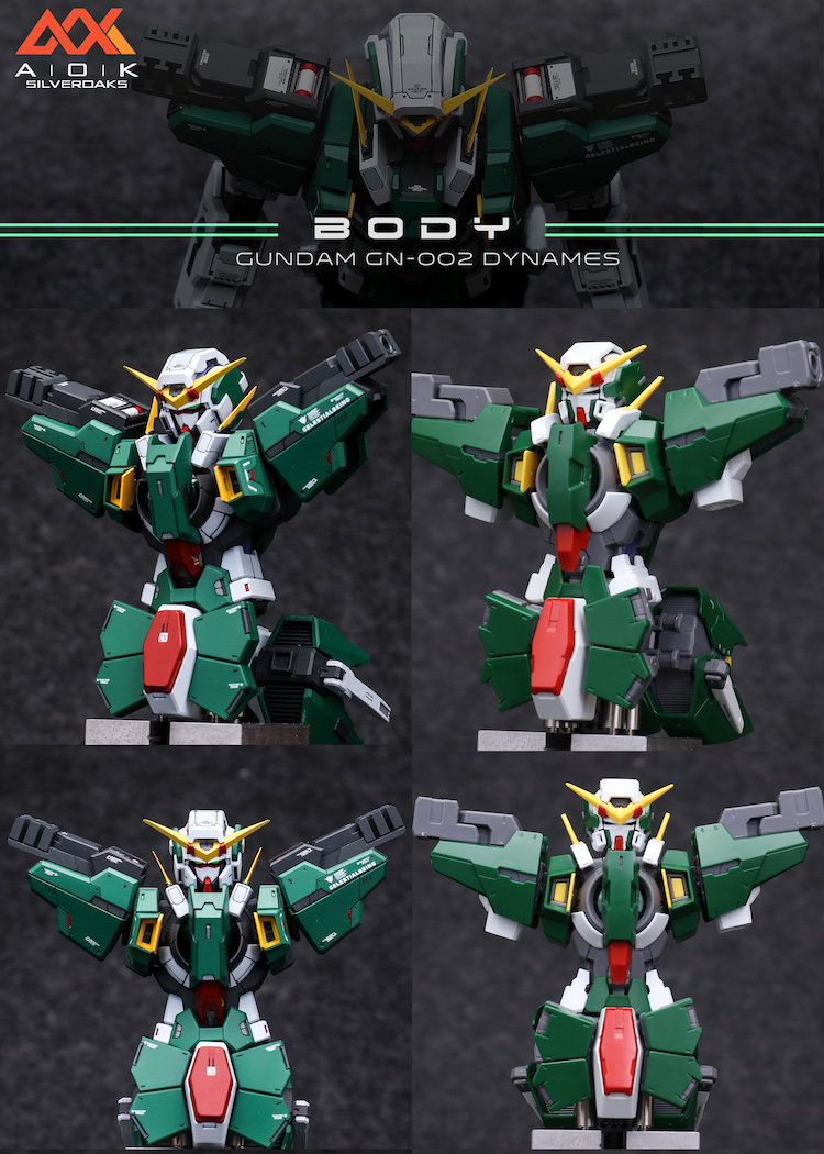 Silveroaks 1100 GN 002 Gundam Dynames Conversion Kit 42