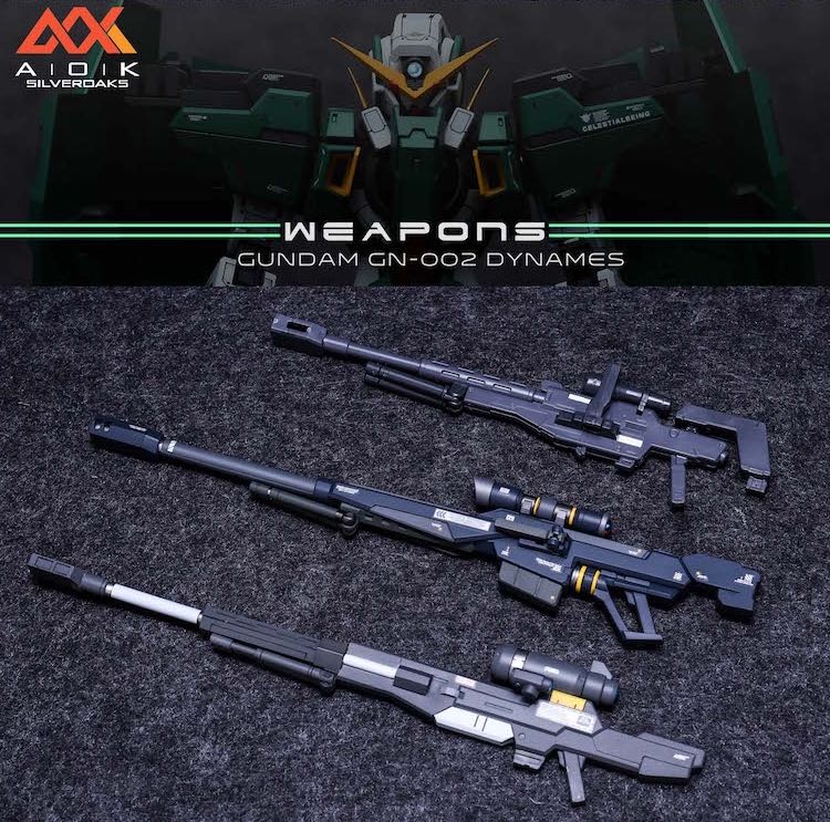 Silveroaks 1100 GN 002 Gundam Dynames Conversion Kit 77