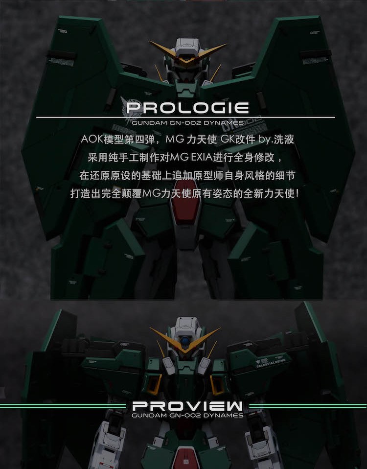 Silveroaks 1/100 GN-002 Gundam Dynames Conversion Kit