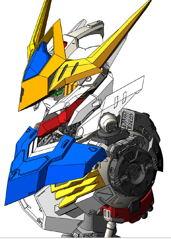 Artisan Club 135 Gundam Barbatos Lupus Head Bust Full Resin Kit 03