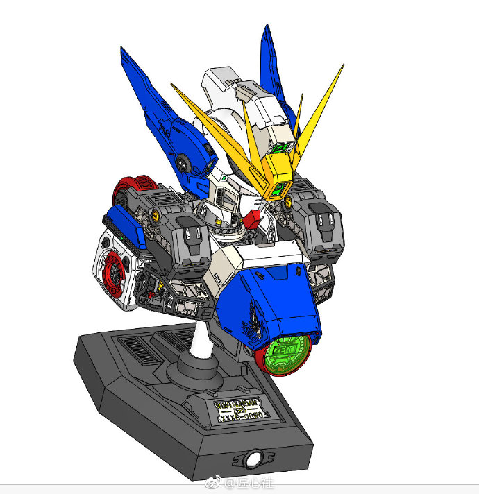 Artisan Club 1:35 Wing Gundam Zero Custom Head Bust Full Resin Kit
