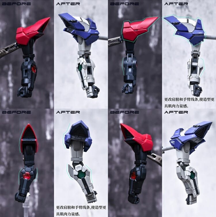 YJL 1100 Gundam Amazing Exia Conversion Kit 50