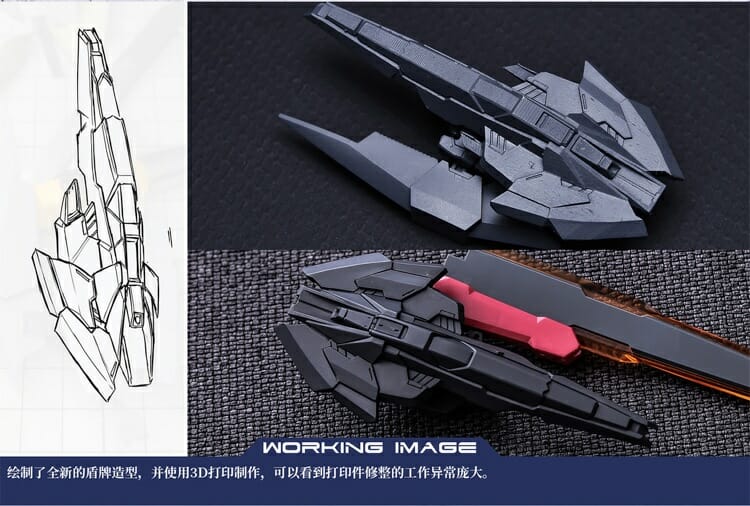 YJL 1100 Gundam Amazing Exia Conversion Kit 73