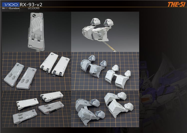 The51 1:100 RX-93-v2 Hi-Nu ver.HWS Conversion Kit
