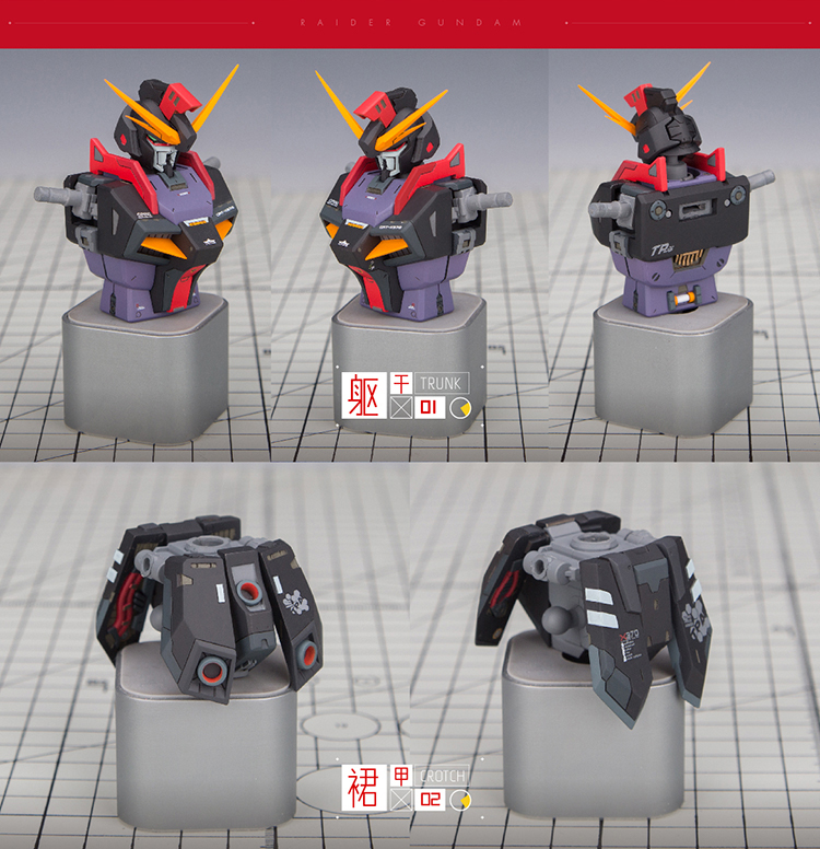 Artisan Club 1:100 Raider Gundam Conversion Kit