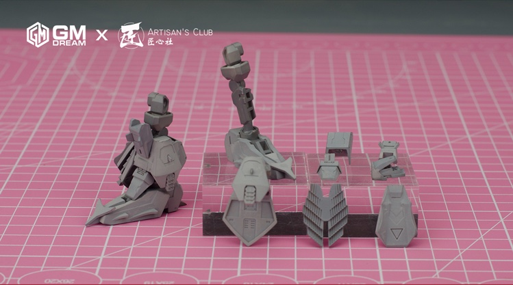 Artisan Club SD Zeta Gundam Red Snake Conversion Kit 11