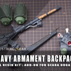 Industriac Gear 1:100 Heavy Armament Backpack System Full Resin Kit