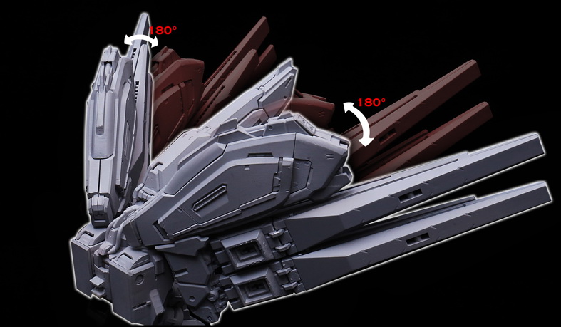 Rage Nucleon 1:100 RX93 v Gundam ver.Ka High Mobility Backpack