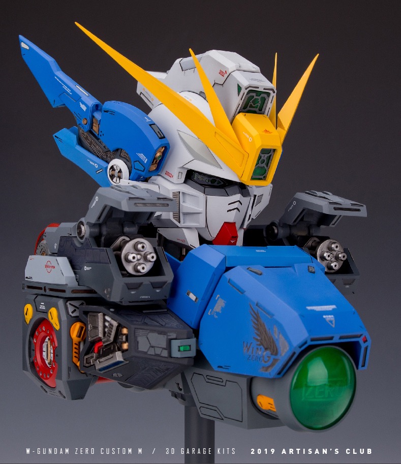 Artisan Club 1/35 Wing Gundam Zero Custom Head Bust Full Resin Kit