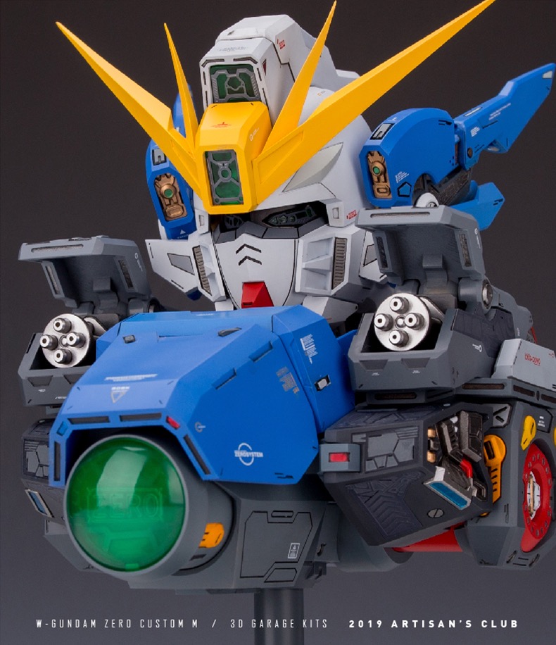 Artisan Club 1/35 Wing Gundam Zero Custom Head Bust Full Resin Kit