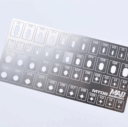Madworks MT08 Panel Line Scribing Stencil / Detail Template Set