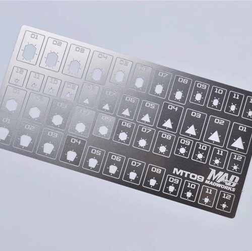 Madworks MT09 Panel Line Scribing Stencil / Detail Template Set