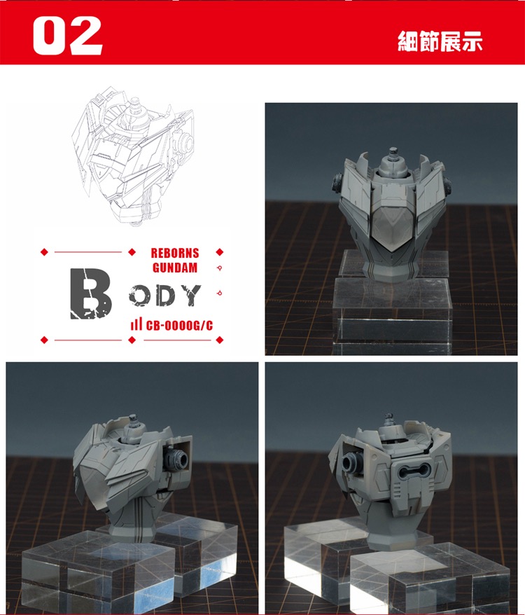 Artisan Club 1:100 Reborns Gundam Conversion Kit