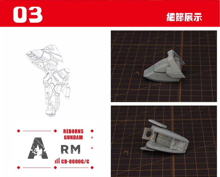 Artisan Club 1:100 Reborns Gundam Conversion Kit
