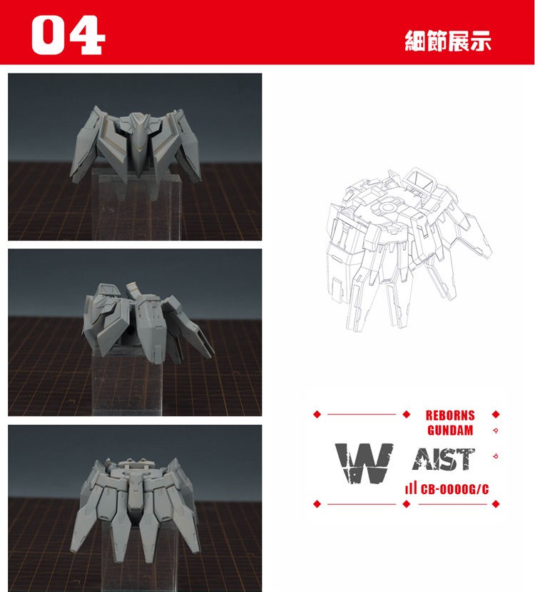 Artisan Club 1:100 Reborns Gundam Conversion Kit