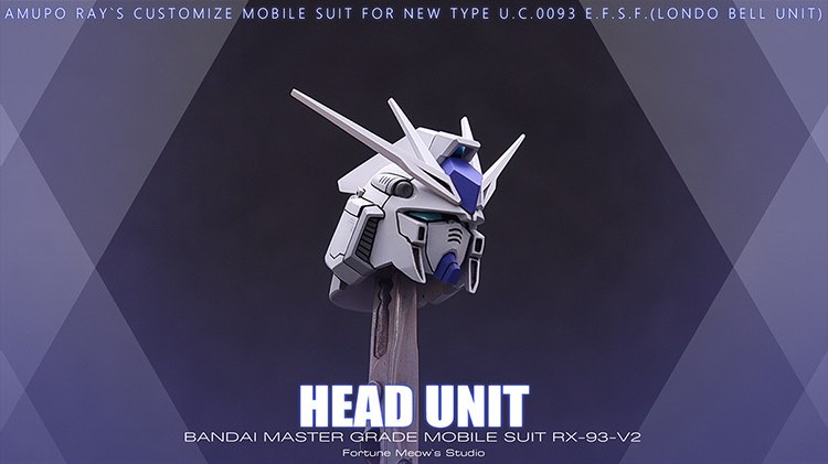Fortune Meow's 1:100 RX-93-v2 Hi-v Gundam ver.Ka Conversion Kit