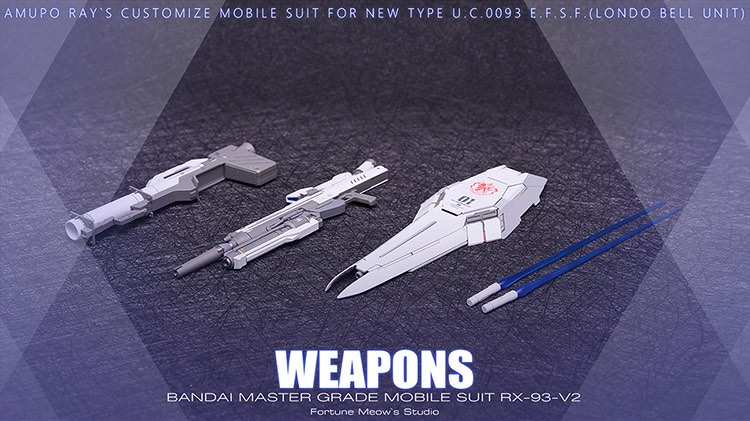 Fortune Meow's 1:100 RX-93-v2 Hi-v Gundam ver.Ka Conversion Kit