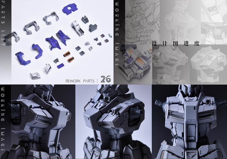 YJL 1:100 RX-93-v2 Hi-v Gundam Conversion Kit